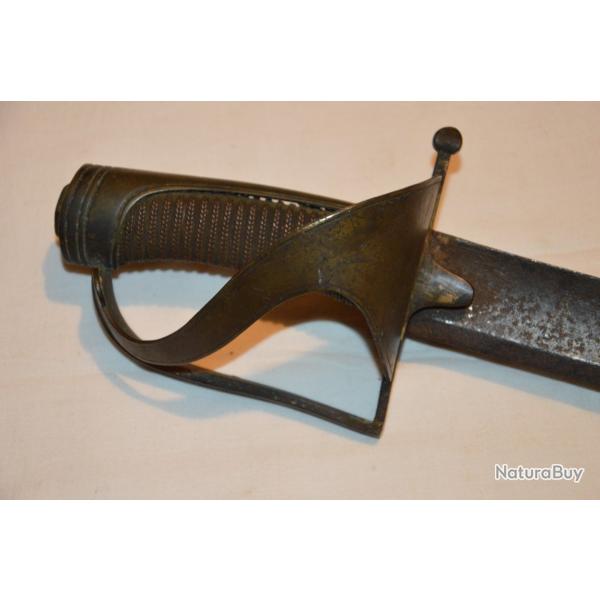 RARE SABRE REVOLUTIONNAIRE DE REPRESENTANT DU PEUPLE AUX ARMEES-MONARCHIE CONSTITUTIONNELLE 1792