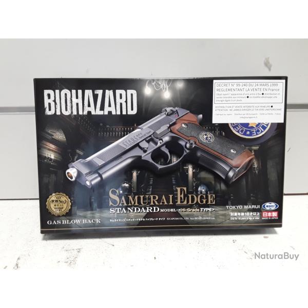 Legendaire! Replique du pistolet de Resident evil BIOHAZARD SAMURAI EDGE cal.6mm airsoft 1j