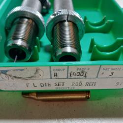 JEU D'OUTIL RCBS 280 REMINGTON AVEC SHELL HOLDER