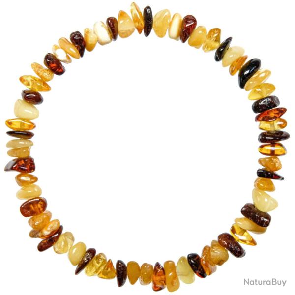 Bracelet en ambre de la mer Baltique - Perles baroques