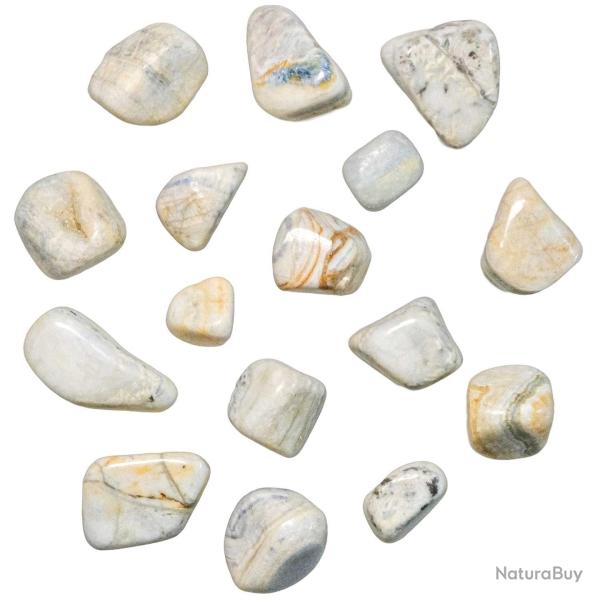 Pierres roul�es scheelite - 1.5 � 2.5 cm - Lot de 2