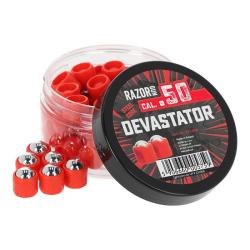 Billes de D&eacute;fense pour HDR50 - Devastator Acier Rouges 5g Cal 50 - Boite 30