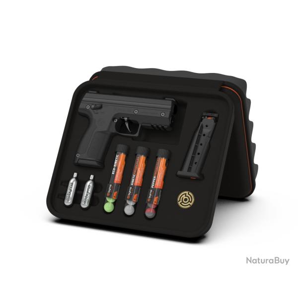 Pack Pistolet d�fense - Byrna - SD Pepper Kit - Calibre .68 - Noir