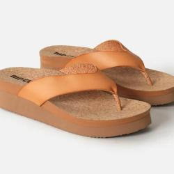 Tongs Rip Curl Femme "Sandy Bloom Open Toe" 39 Marron