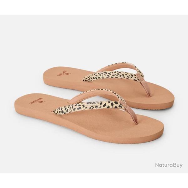 Tongs Femme Rip Curl FREEDOM BLOOM OPEN TOE Beige