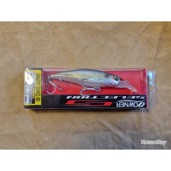 Leurre Owner Savoy Shad 80mm 15g coloris Golden Shiner - HILMAR SUPER DESTOCK !!!