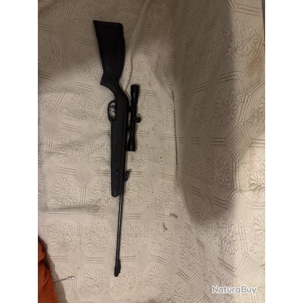 Carabine � plomb, 19,9 J avec lunettes 24 32 super �tat comme neuf avec facture plus bo�te � plomb