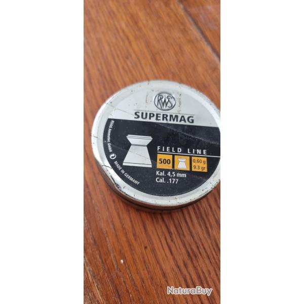 Munitions RWS Super Field 5.51mm (.22) 500PCS