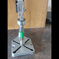 sertissage etoile tournant 6 plis +Bobine concentrique sur support pour Cal.12.