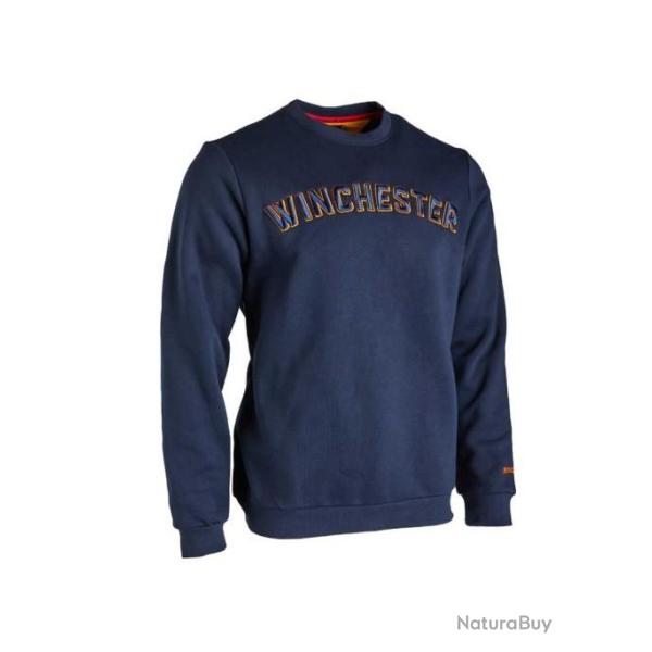 SWEATSHIRT, FALCON, CREW NECK, NAVY WINCHESTER S
