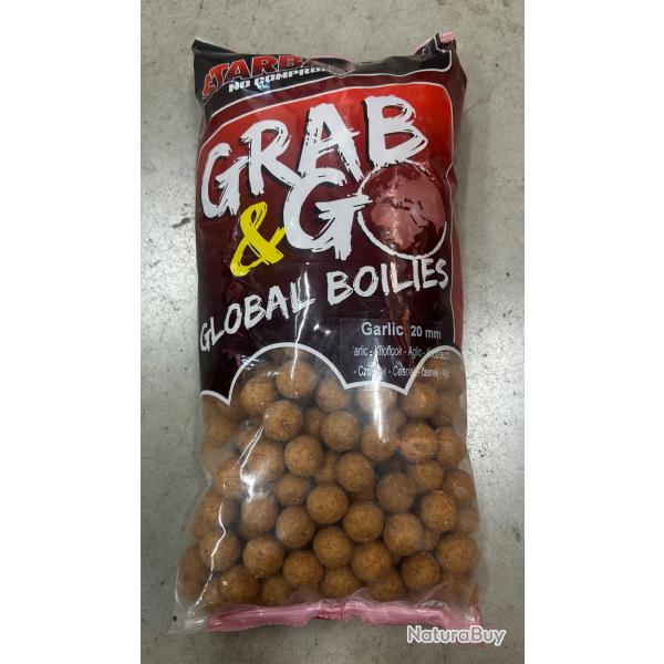 Bouillettes Starbaits Grab & Go 20mm 2,5kg Garlic