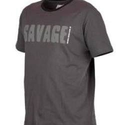 SIMPLY SAVAGE TEE LIGHT GREY XL CC
