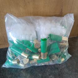 Douilles+bourres+obturateurs plastique calibre 12.