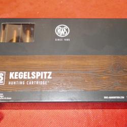 Boite de 20 cartouches RWS 300 Win Mag 10.7g/165gr KS