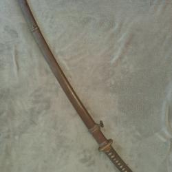Monture sabre militaire  Japonais  koshirae  shingunto katana  WW2 Japon