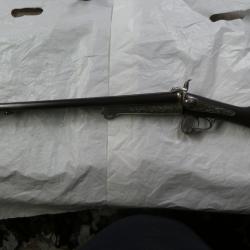 beau fusil Belge a broches cal 16 , canon BERNARD