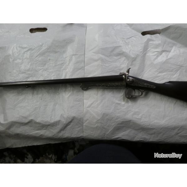 beau fusil Belge a broches cal 16 , canon BERNARD