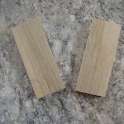 PLAQUETTES EN NOYER_01 (10x43x120) POUR PLAQUETTES DE CROSSE MANCHES DE COUTEAUX OU AUTRE