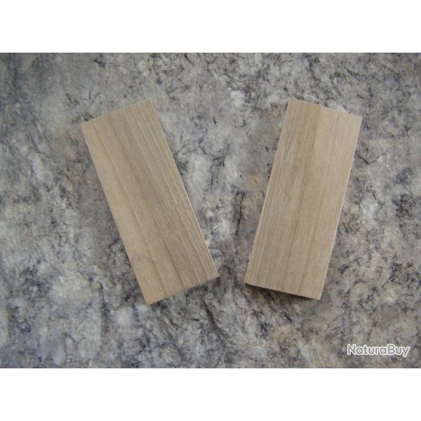 PLAQUETTES EN NOYER_01 (10x43x120) POUR PLAQUETTES DE CROSSE MANCHES DE COUTEAUX OU AUTRE