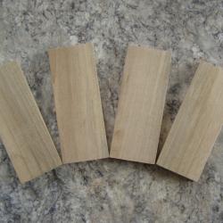 PLAQUETTES EN NOYER_03 (10x47x120) POUR PLAQUETTES DE CROSSE MANCHES DE COUTEAUX OU AUTRE