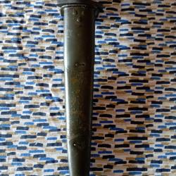 Poignard de combat &eacute;poque indo Alg&eacute;rie