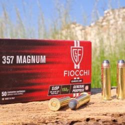 357MAG SJSP 158gr Fiocchi lot de 5 boites de 50 munitions