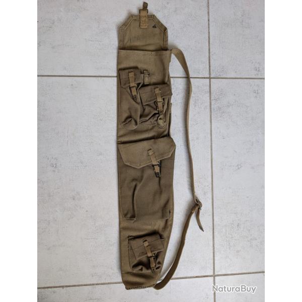 housse de transport pour canon et accessoires de mitrailleuse BREN anglaise - 1942