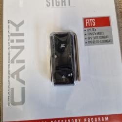 VANTE FLASH CANIK - HAUSSE REGLABLE AVEC PLATINE NOIRE SFX/COMBAT