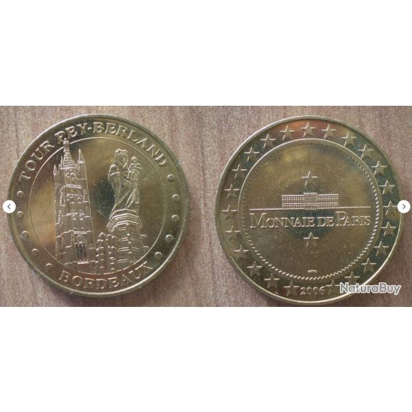 Medaille Bordeaux Tour Pey Berland 2006 Monnaie De Paris
