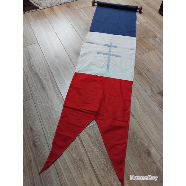 Drapeau oriflamme tricolore