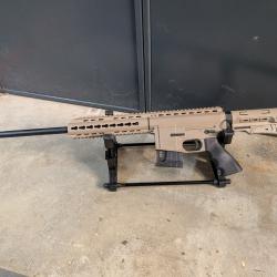 AR15 .22lr DEEP PALLAS BA15-22 V2 &eacute;dition limit&eacute;e TAN avec canon filet&eacute;