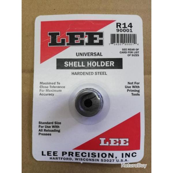 shell holder lee 14 R14 N�14 pour  38/40 win, 44/40, 45 colt, 460 s&w, 45 schofield  ...