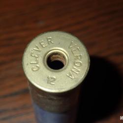 Douille Verona clever en plastique bleu - Magnum - calibre 12 - chambr&eacute; en 76mm