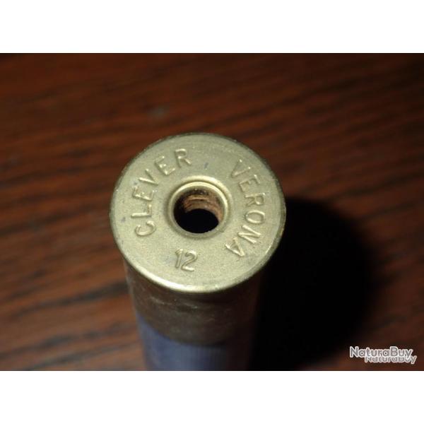 Douille Verona clever en plastique bleu - Magnum - calibre 12 - chambr� en 76mm