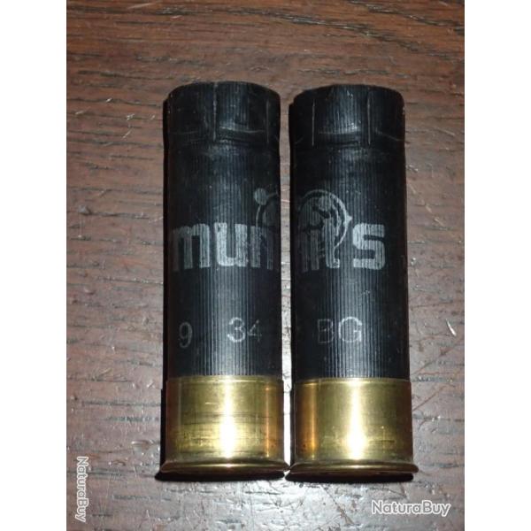 Douille armunit's - 34 BG en plastique noir - calibre 12 - chambr� en 70mm