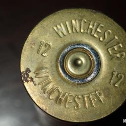 Douille Winchester en plastique rouge - calibre 12 - "6 6 6" - chambre de 70 mm