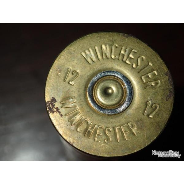 Douille Winchester en plastique rouge - calibre 12 - "6 6 6" - chambre de 70 mm