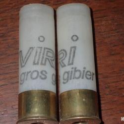 Douille Viri gros gibier en plastique transparent - calibre 12 - chambr&eacute; en 67mm