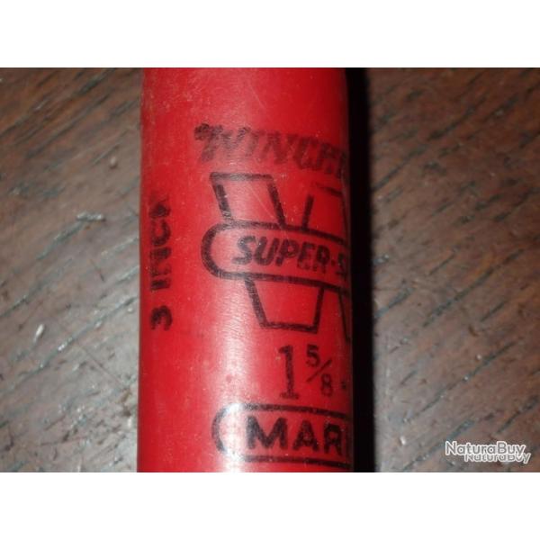 Douille Winchester en plastique rouge - calibre 12 - Mark 5 N�2 - chambre de 76 mm