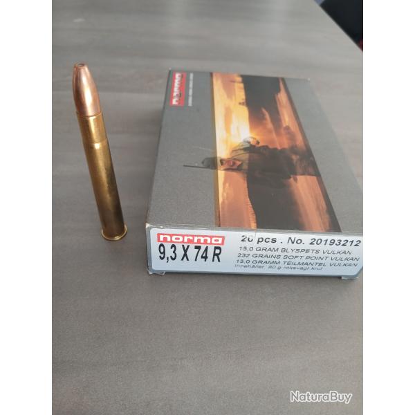 Balles Norma vulcan 9,3x74R