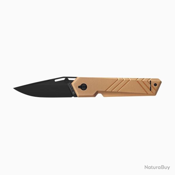 Couteau Pliant Unboxer Tan