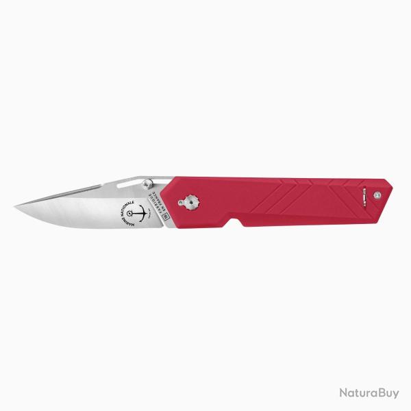 Couteau Unboxer Marine Nationale Rouge