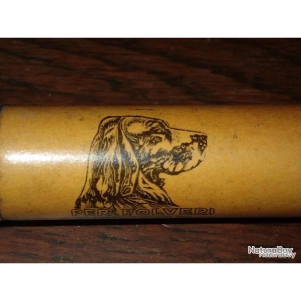 Douille Fiocchi givlio lecco en carton jaune - calibre 12 - chambr� en 70mm