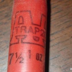 Douille Winchester en plastique rouge - calibre 12 - Trap 200 7,5 - chambre de 70 mm