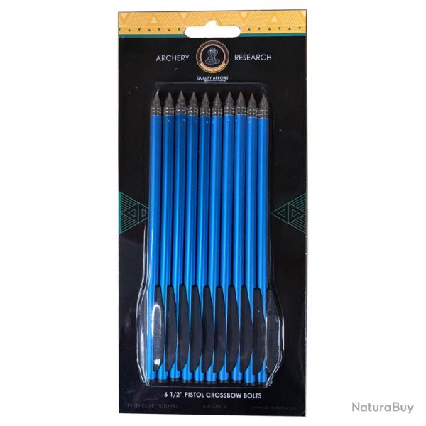 10 Fl�ches alu bleu EK Archery pour mini arbal�tes