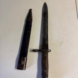 Baillonette mauser espagnol mod&egrave;le 1893 date 1899