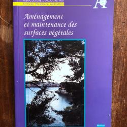 Am&eacute;nagement et maintenance des surfaces v&eacute;g&eacute;tales - Lavoisier