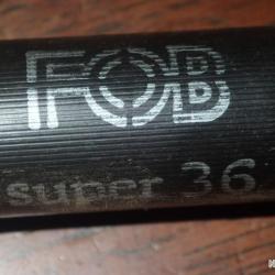 Douille FOB en plastique noir N&deg;6 - calibre 12 - chambre de 70 mm