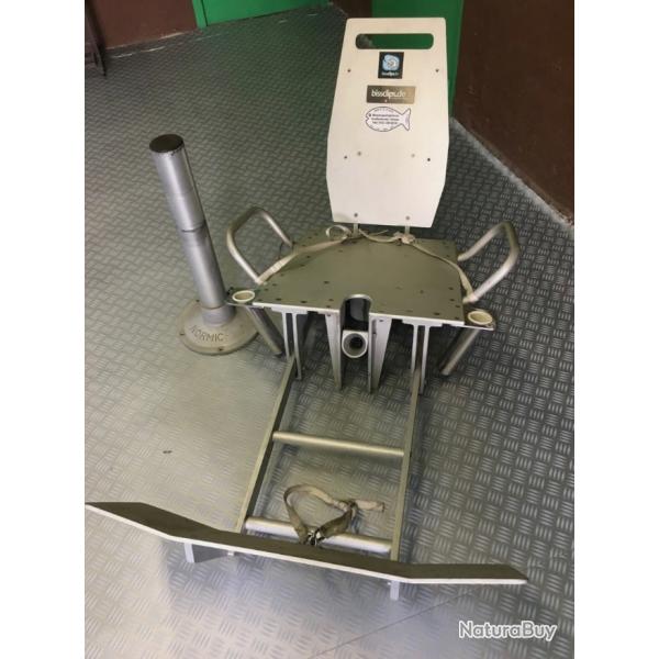 Si�ge de p�che au gros Normic en aluminium anodis�