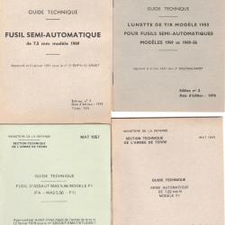 4 guides techniques - Armement fran&ccedil;ais